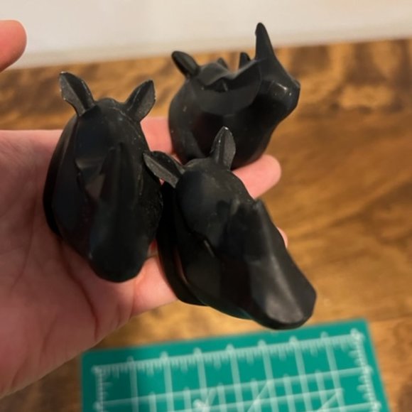 3 Rhino knobs drawer pulls knobs Bin Y - Picture 7 of 7